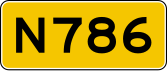 Provincial highway 786 shield}}