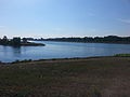 Confluence of the Rench and the Rhine