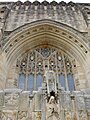 Reliefs above entrance