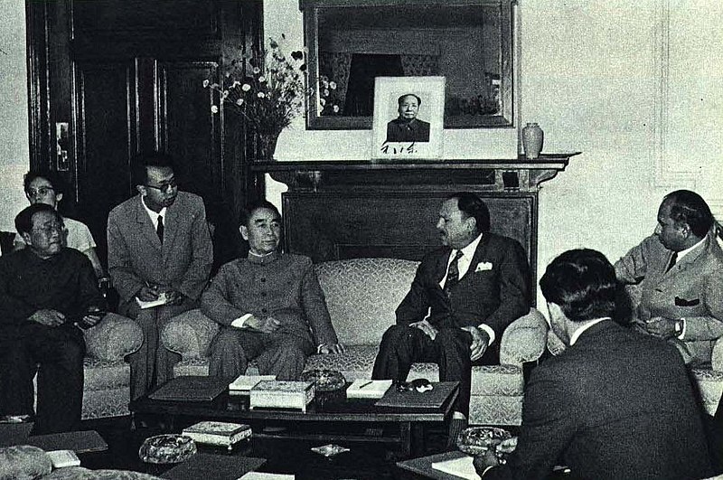 File:1965-8 1965 周恩来访问巴基斯坦会见总统阿尤布·汉.jpg