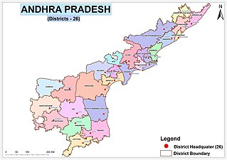 Map of Andhra Pradesh