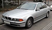 E39 saloon (Pre-facelift; front)