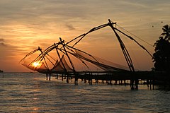 Chinese fishing nets in Kochi