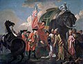 Image 25Robert Clive with the Nawabs of Bengal after the Battle of Plassey which began the British rule in Bengal (from Capitalism)