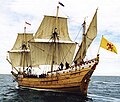 Duyfken replica under sail