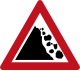 Rock slide zone