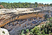 Mesa Verde, vista general del acantilado