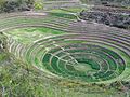 The Inca agricultural terraces at Moray.