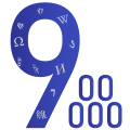 900,000 entries celebration logo (April 2022)