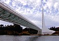 The Sundial Bridge at Turtle Bay in California, USA