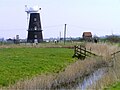 Berney Arms windmill, April 2007.