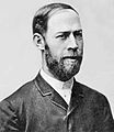 Image 38Heinrich Rudolf Hertz (1856–1894) proved the existence of electromagnetic radiation. (from History of radio)