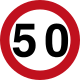 Speed limit (50 km/h)