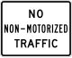 No Nonmotorized Traffic