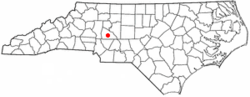 Location of Faith, North Carolina