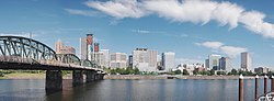 Downtown Portland across the Willamette River