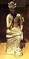 Pensive Bodhisattva Maitreya, Baekje, late 6th century. Gilt bronze, H. 5.5 cm; L.: 5.5