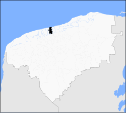 Municipal location in Yucatán