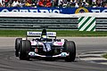 Zsolt Baumgartner in Indianapolis 2004 racing with his Minardi PS04