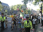 2007 Friends of Camberwell Baths campaign march through Camberwell.[5]