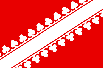 Le drapeau de la Basse-Alsace.