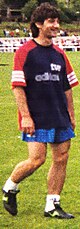 Bakero en 1994 entrenando con la Selección española