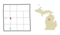 Location within Missaukee County