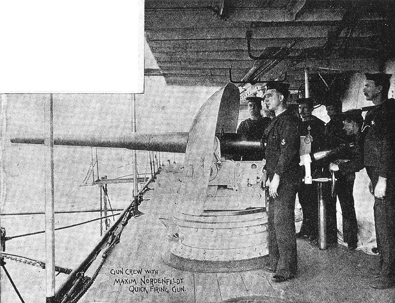 File:QF14pounder&GunCrewHMVSCerberus1900.jpg