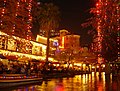 The River Walk during holiday season November through January