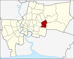 Khet location in Bangkok