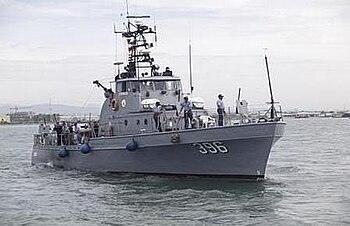 BRP Abraham Campo (PC-396), one of the Alberto Navarette-class patrol crafts of the PN