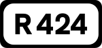 R424 road shield}}