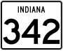 State Road 342 marker