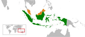 Indonesia Malaysia Locator