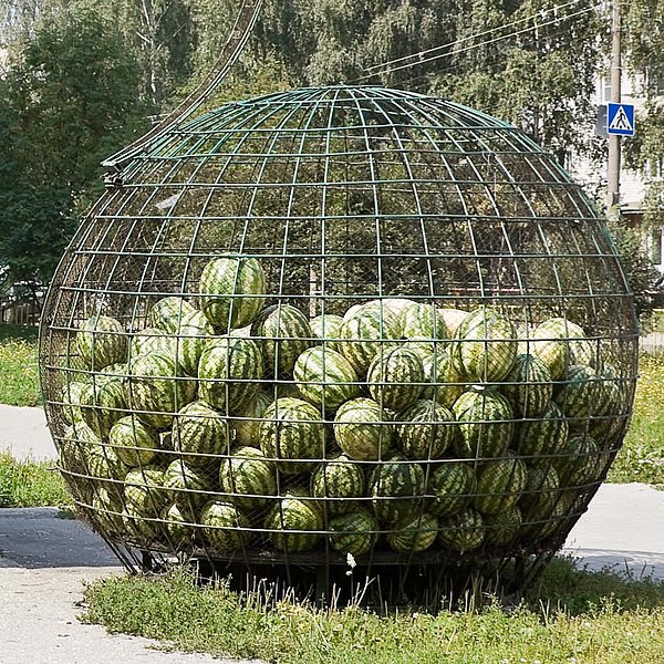 File:Melons in cage, Russia.jpg