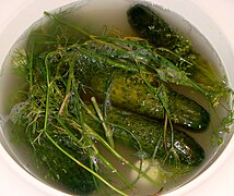 Pickled cucumbers