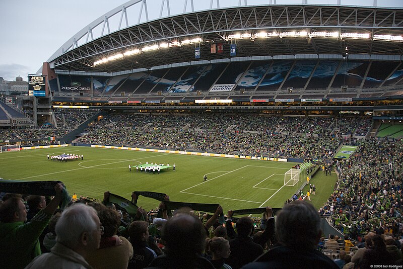 Файл:Qwest seattle sounders pregame.jpg