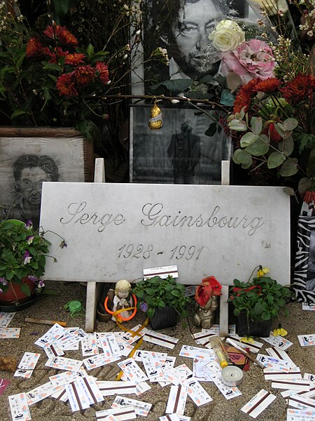 File:Serge Gainsbourg, cimetière Montparnasse.jpg