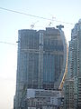 Construcción en enero de 2010.