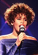 Whitney Houston performing