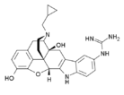 Chemical structure of 5'-Guanidinonaltrindole.