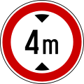 Vehicle height limit