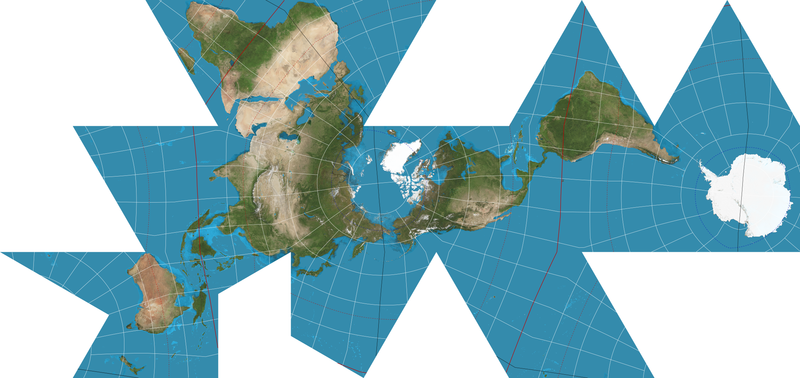 Archivo:Dymaxion projection.png