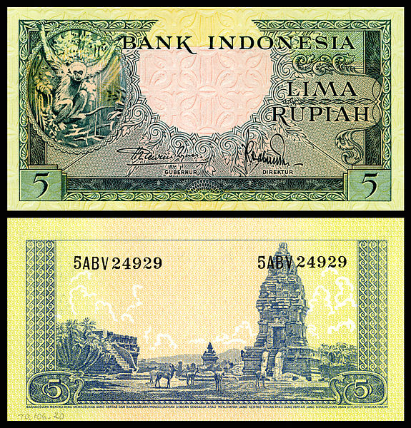 File:IND-49-Bank Indonesia-5 Rupiah (1957).jpg