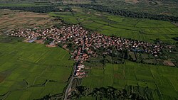 Air view of the village