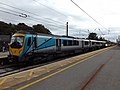 The current livery carried by the class, seen at Northallerton in September 2018. This livery used to be in different types e.g. 185123's Poppies livery and 185116's Manchester Bee Livery.