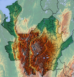 Tahamí terrane is located in Antioquia Department