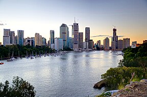 Skyline from Kangaroo Point Cliffs