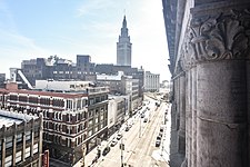 Terminal Tower from Euclid Avenue, 1927