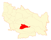 Location of San Ignacio commune in the Ñuble Region